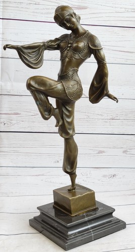 Vintage large art deco - deco, dancer