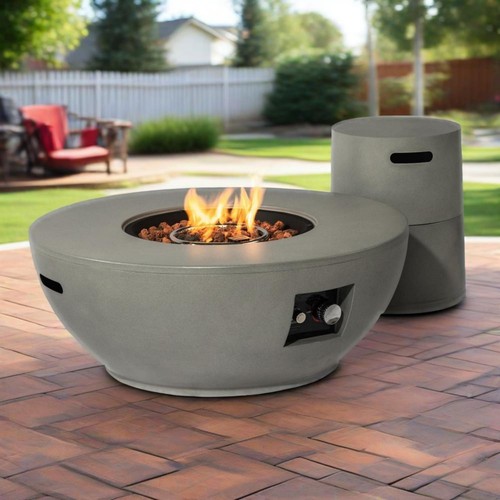 Propane gas fire pit - pit, table
