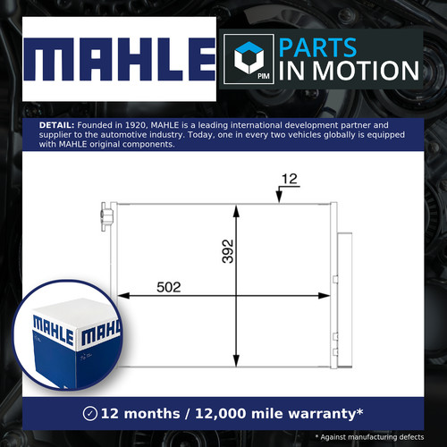 Air con condenser fits renault - air,