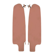 Sun Visor Pair Brown Vinyl VW