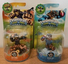*SEE PHOTOS & DESCRIPTION* SKYLANDERS SWAP-FORCE SPY RISE & BOOM JET FIGURES