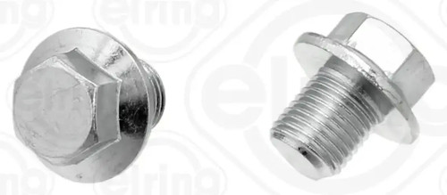 Oil pan drain plug male - male, hex