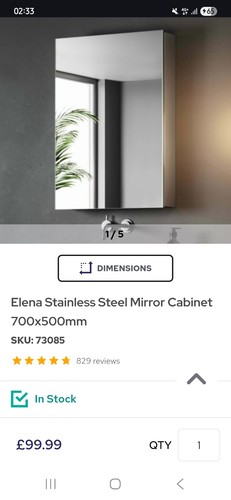Bathroom mirror cabinet - bathroom,