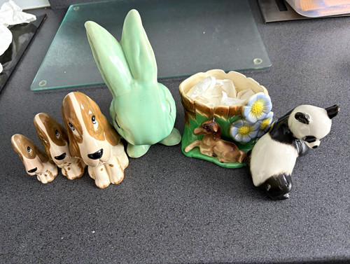 Ceramic figurines dogs - figurines.,