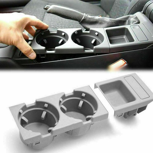 Gray center console - console, cup