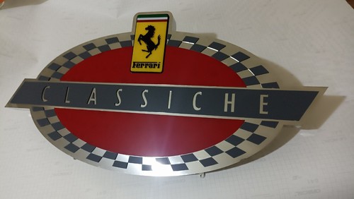 Ferrari classiche metal wall - classiche,