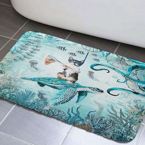 Sea turtle cat octopus fun - sea,