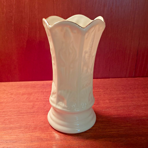 Belleek porcelain spill vase - spill,