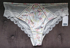 F&F Cream & Pink Floral Satin
