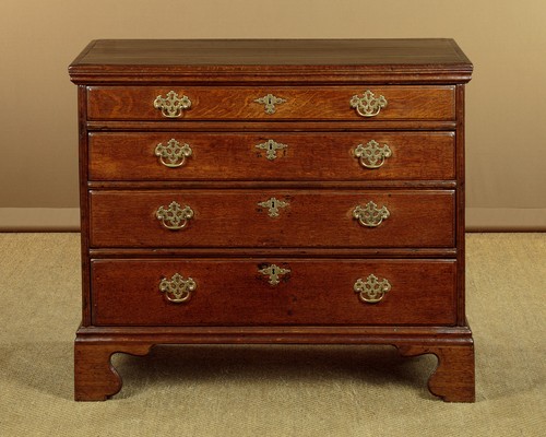 Antique georgian oak chest - antique, of