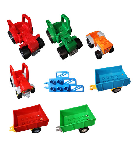 Lego duplo tractor combine - lego,