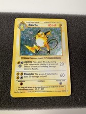 Pokémon TCG Raichu 1999 Base