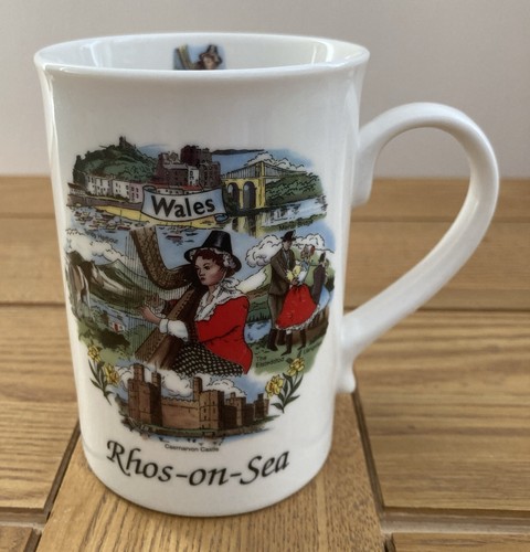 Vintage welsh souvenir - souvenir, rhos-