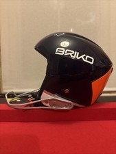Briko Vulcano Speed Jr Ski Race Helmet With Chin Guard Size Xxs 50cm
