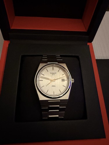 Tissot prx quartz white gold - tissot,