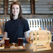  1 Set Wooden Barrel Beer