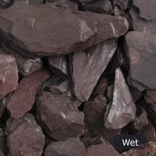 Plum slate garden chippings - plum,