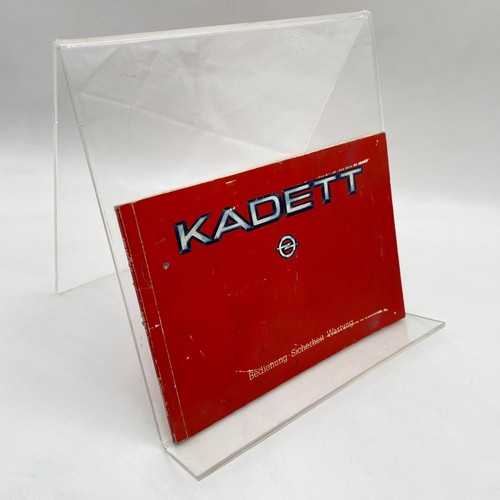 Opel kadett operating control - operating,