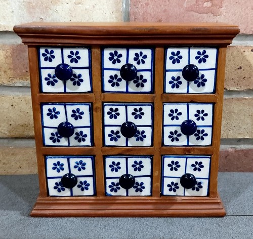Vintage wooden drawer - vintage, 9