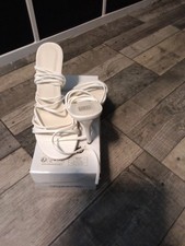 White Roman Style Sandel Size