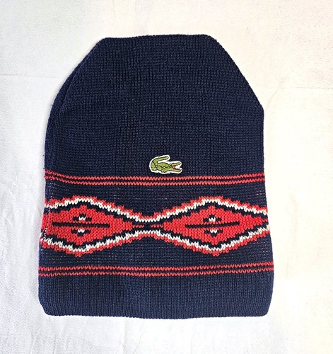 Lacoste knit beanie - knit, hat