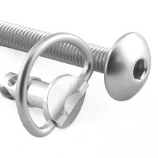 Aluminium Fairing Kit Honda VFR400- NC30 Quick Release D-Ring Silver | Pro-Bolt