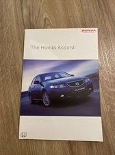 Honda Accord Uk Sales Brochure