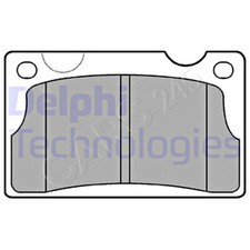 Disc Brake Pad Set DELPHI Fits