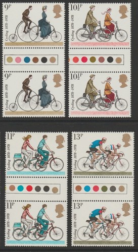 Mint 1978 cyclists cycling - 1978,
