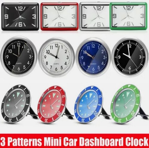 Mini car dashboard clock - dashboard,