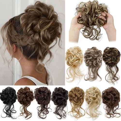 Messy bun hair - bun, piece