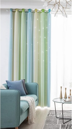 Blackout curtain green - curtain,