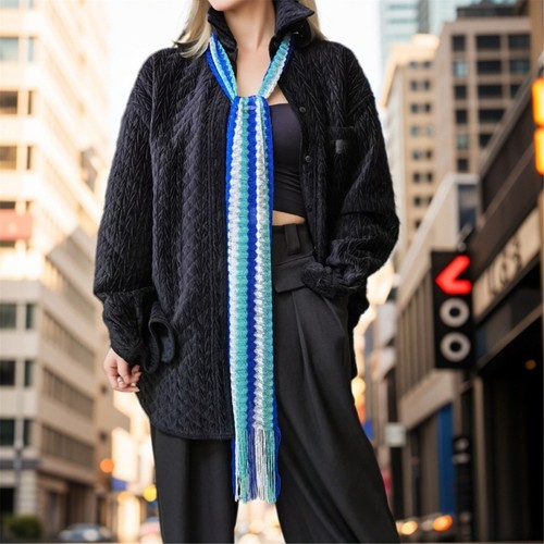Elegant stripe scarf - elegant,