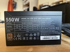 Cooler Master MasterWatt 550 W 80+ Bronze Semi-modular ATX Power Supply