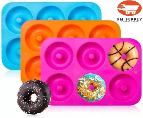 Silicon doughnut mould large - silicon, mould,large