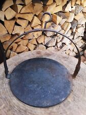 Kenrick 10 Inch Cast Iron Flat Griddle Skillet Bushcraft Gypsy Romany Pan 