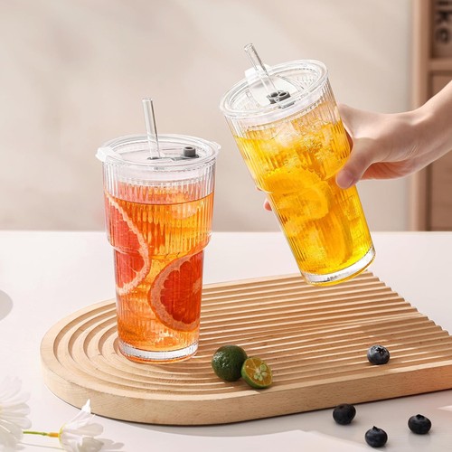 Stripe glass with - , and