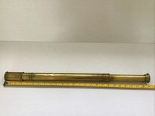 Vintage WW1 Brass French Telescope E. Vion Paris S.3 834 Used By British Army