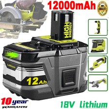 Replace 18 12.0AH For Ryobi