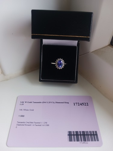 Oval 14ct white gold - oval,