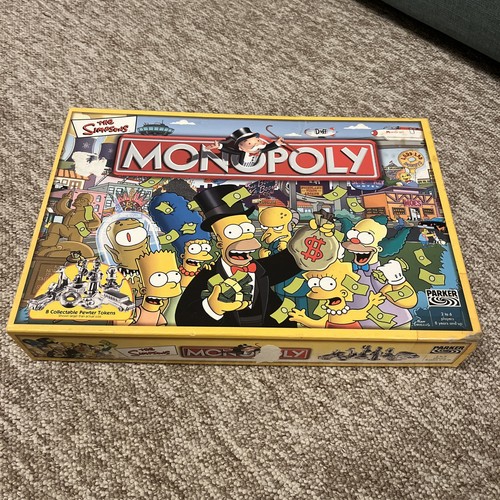 The simpsons monopoly game - the,