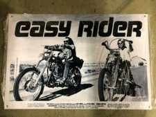 EASY RIDER   12" x 8" METAL SIGN. MAN CAVE/ GARAGE/ SHED.