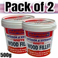 2 Pcs Ready Mixed White Wood
