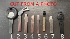 FOR VOLKSWAGEN VW REMOTE KEY BLANK CUT FROM A CLEAR PHOTO OR MECHANICAL KEY CODE