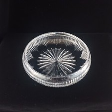 VINTAGE EDINBURGH CRYSTAL GLASS THISTLE PATTERN  8 INCH FRUIT BOWL