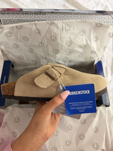 Birkenstock boston beige - birkenstock,