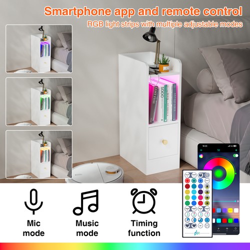 Bedside table charging - table,