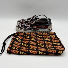 Vans x Stranger Things UK 7 Multi Checked Slip On Limited Edition Skate Trainers