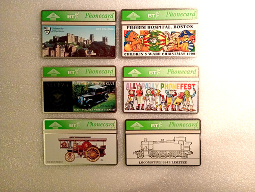 Telephone cards btg various - cards,