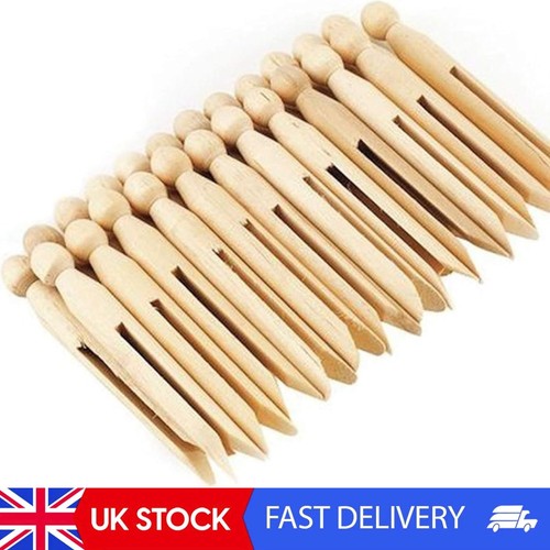 24pc wooden dolly - 24pc, pegs